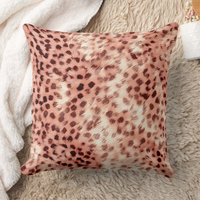 Coussin Chic Joli Rose Gold Leopard (Couverture)