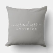 Coussin Chic Newlysée M. Mme Gray Monogram (Recto)
