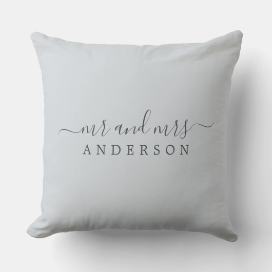 Coussin Chic Newlysée M. Mme Ice Blue Monogram (Recto)