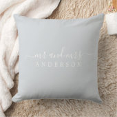 Coussin Chic Newlysée M. Mme Ice Blue Monogram (Couverture)