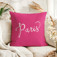 Chic Rose Chaud et Blanc Typographie Parisienne