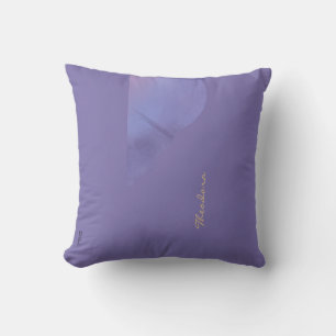 Coussin Chic Violet or Abstrait motif floral
