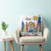 Coussin Chicago Kids Skyline (Chaise)