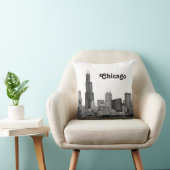 Coussin Chicago Skyline Gravé (Chaise)