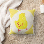 Coussin Chick avec cheveux (Couverture)