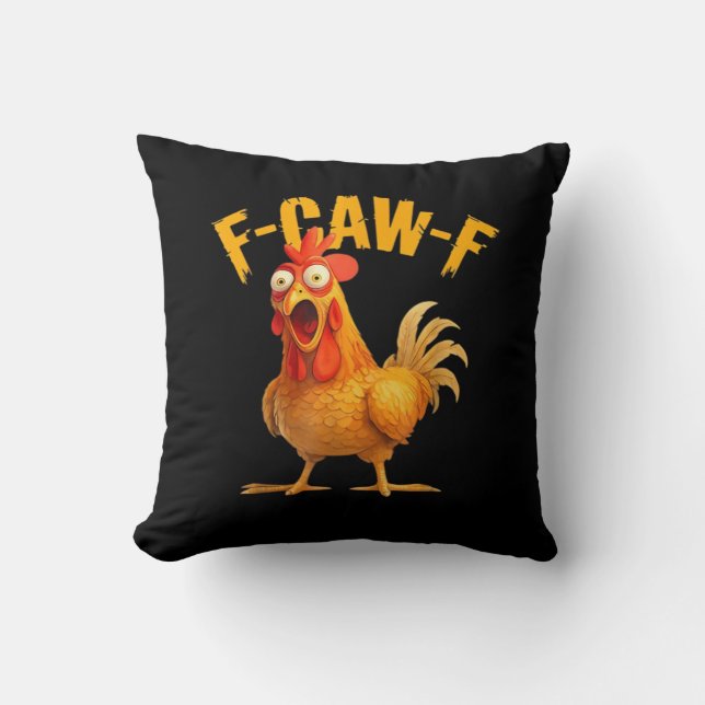 Coussin Chicken F-Caw-F Classic Cool Unique (Recto)