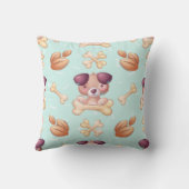 Coussin Chien À Chien Avec Un Os Personnalisé Pilule À Tho (Verso)