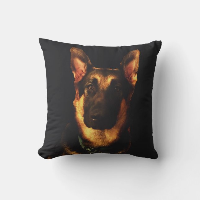 COUSSIN CHIEN ALLEMAND SHEPHERD (Recto)