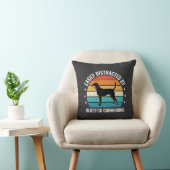 Coussin Chien Bluetick Coonhound Coucher de soleil Rétro (Chaise)