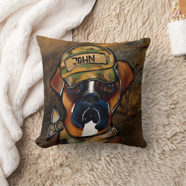 Coussin Chien Boxer (Couverture)