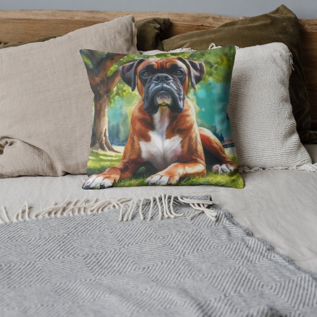 Coussin Chien Boxer🐾Queue et fesses qui remuent (Créateur téléchargé)