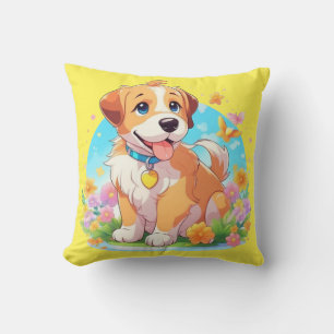 Coussin Chien chiot mignon