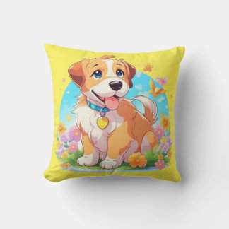Coussin Chien chiot mignon