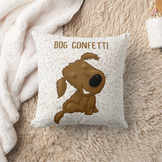Coussin Chien Confetti Chedding Chien (Couverture)
