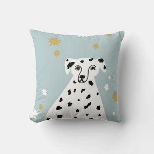 Coussin Chien dalmate - Illustration Abstraite Enfants