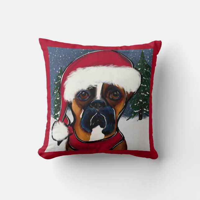 Coussin Chien de boîte (Recto)