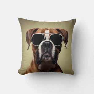 Coussin Chien de boîte cool