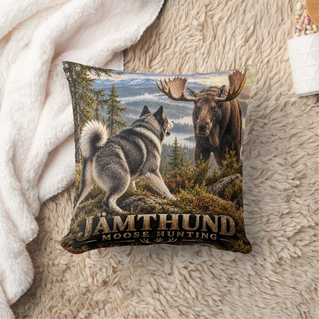 Coussin Chien de chasse Jämthund Scandinave (Couverture)