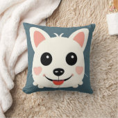 Coussin Chien de dessin animé adorable avec expression joy (Couverture)