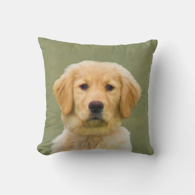 Coussin Chien de golden retriever (Recto)