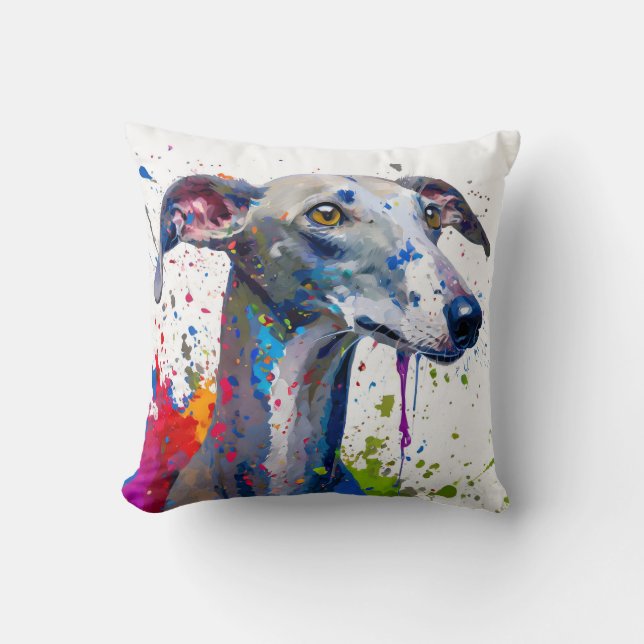 Coussin Chien de Greyhound (Recto)