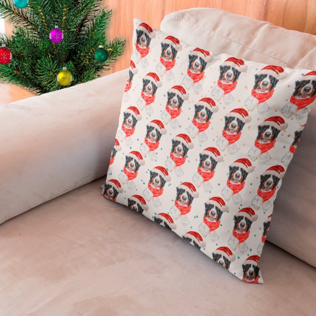 Coussin Chien de montagne bernois de Noël (Créateur téléchargé)