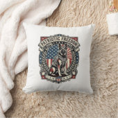 Coussin Chien de secours patriotique (Couverture)