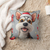 Coussin Chien de style dessin animé adorable (Couverture)