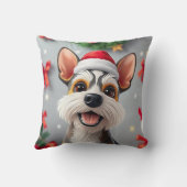 Coussin Chien de style dessin animé adorable (Verso)