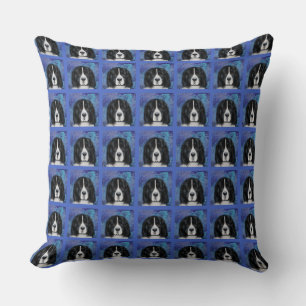 Coussin Chien de Terre-Neuve