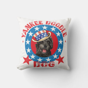 Coussin Chien d'eau portugais patriotique