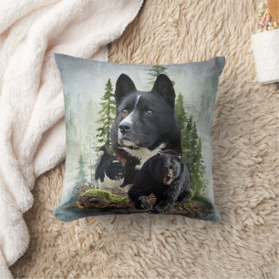 Coussin Chien d'ours karélien