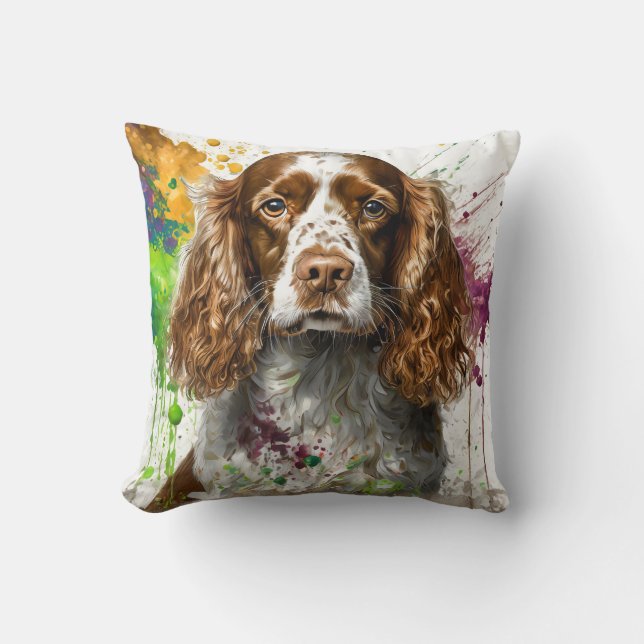 Coussin Chien espagnol (Recto)