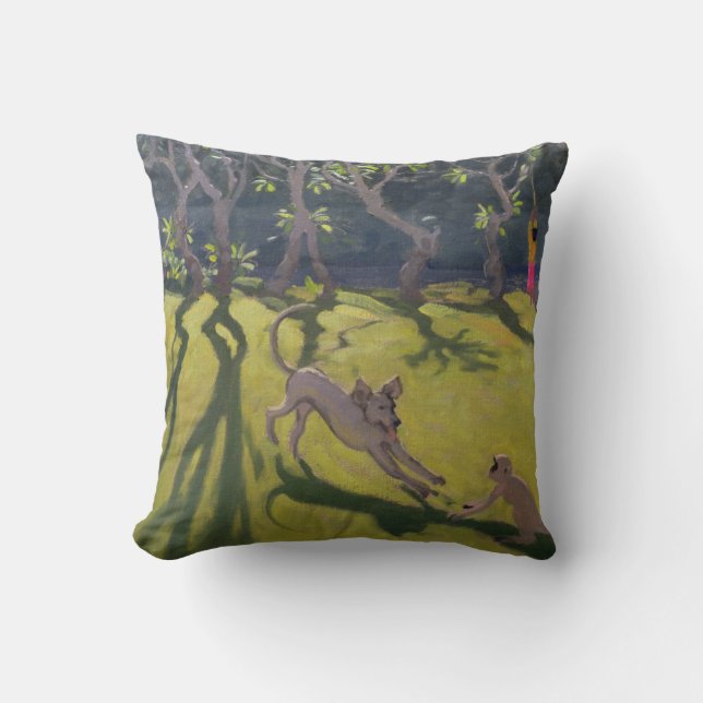 Coussin Chien et singe 1998 (Recto)