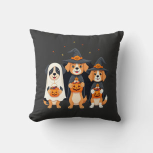 Coussin Chien fantôme Retriever doré Halloween Trick Or Tr