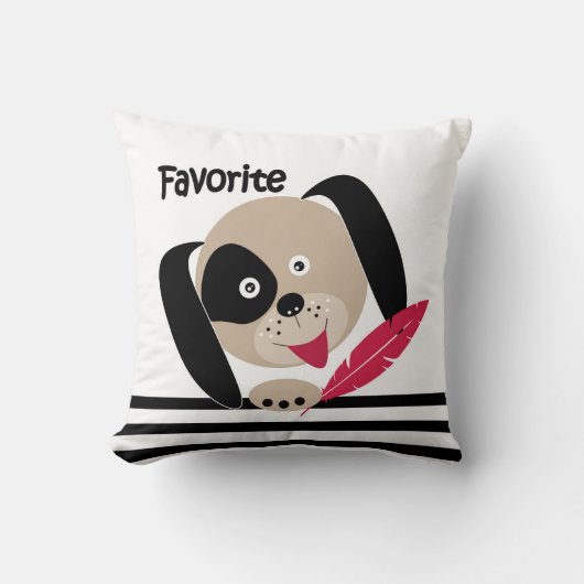 Coussin Chien favori (Recto)