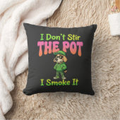 Coussin Chien Fumeur de Joint Drôle Stoner (Couverture)
