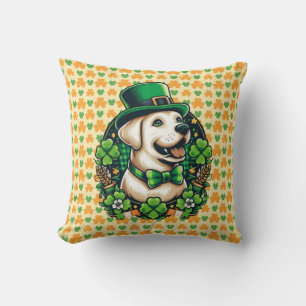 Coussin Chien mignon de la Saint Patrick