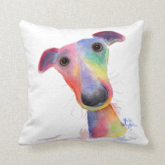 Coussin Chien Nosey 'Hank' Whippet / Greyhound Cushion