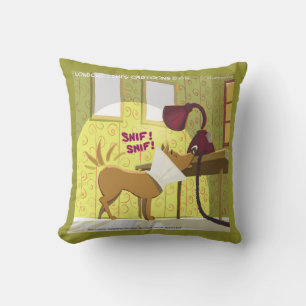 Coussin Chien Portant des manchons de cône Lampe Drôle Jeu