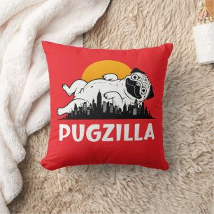Coussin Chien Pug Drôle