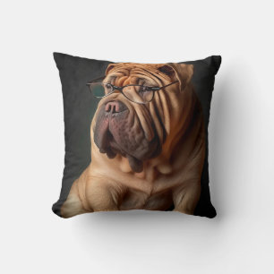 Coussin Chien Shar Pei Intelligent avec Conception de Livr