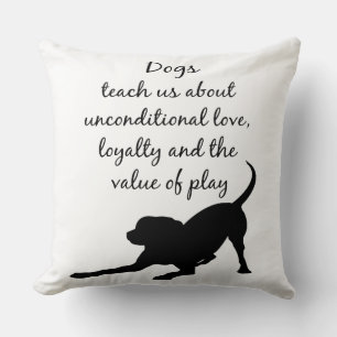 Coussin Chien Totem Animal Spirit Guide T-shirt Chien Logo