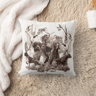 Coussin Chiens de chasse, Chiens d'armes, Saison de chasse