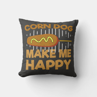Coussin Chiens De Maïs Me Rendre Heureux - Foie Drôle
