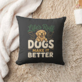 Coussin Chiens drôles rendent mieux (Couverture)