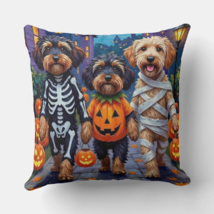 Coussin Chiens Havanais Costumes d'Halloween en Trick ou e