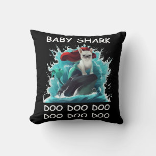 Coussin Chiffre de taureau français Baby Shark Doo Doo D