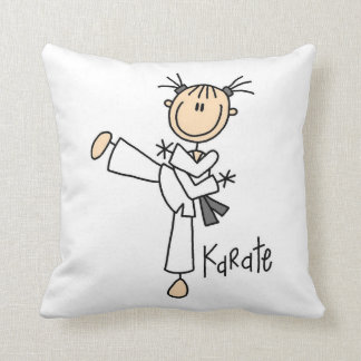Coussin Chiffre T-shirts et cadeaux de bâton de karaté de