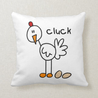 Coussin Chiffre T-shirts et cadeaux de bâton de poulet